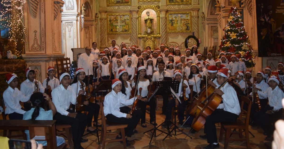 Coro y Orquesta Misional de San Javier (Foto: GAMSJ)